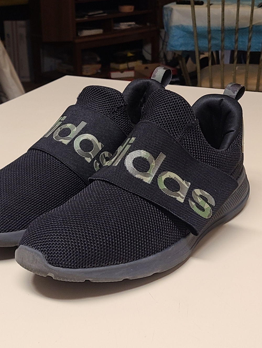 Adidas Camo Lite Racer Adapt 4.0 slip on casual low top sneakers size 12